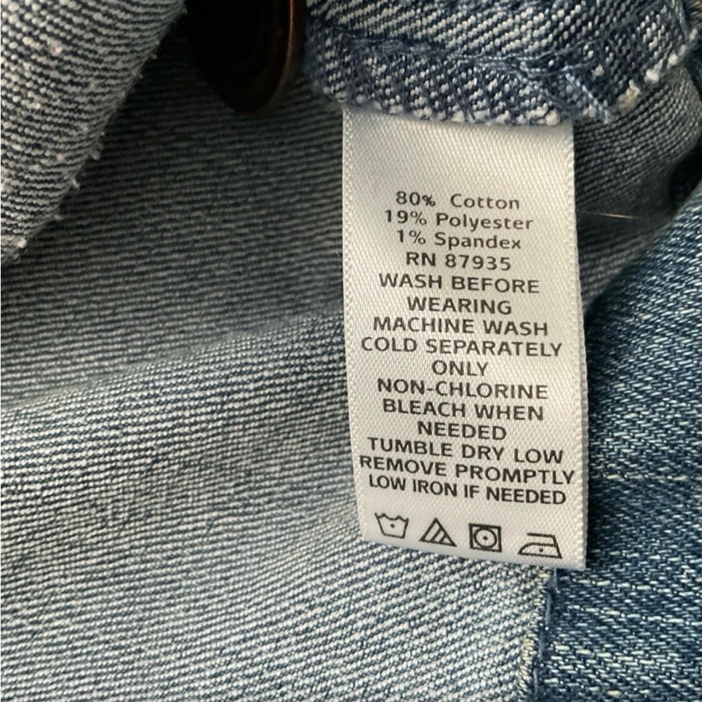 Susan Graver Blue Jean Jacket - Picture 5 of 5